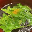 牛すじの下茹でスープと海苔のお椀