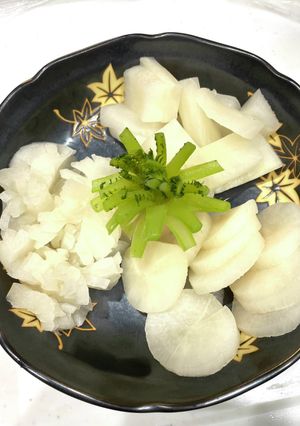 漬物〜たくあんの切り方-レシピのメイン写真