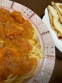 トマトソーススパゲッティ-レシピのメイン写真