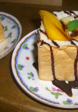 ミニキューブパン・デ・パンパフェ　♪-レシピのメイン写真