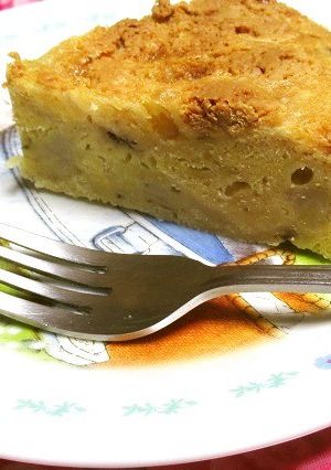 チョコはちょこっと、バナナ入りケーキ-レシピのメイン写真