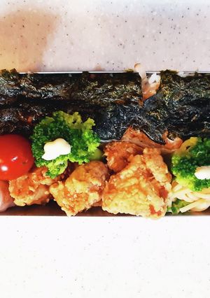高校生弁当覚え書き139のり弁-レシピのメイン写真