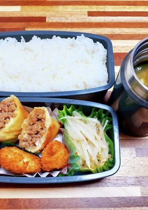高校生男子お弁当23年2月2日-レシピのメイン写真