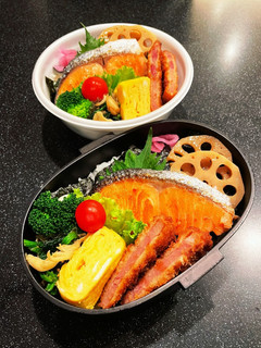 高校生弁当2023 2月2日 鮭のり弁当-レシピのメイン写真