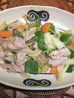豚肉と野菜のオイスターソース炒め-レシピのメイン写真