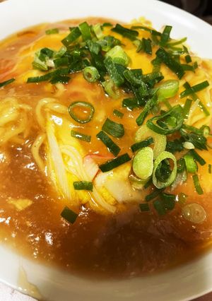 5分でカニカマ天津焼きそば-レシピのメイン写真