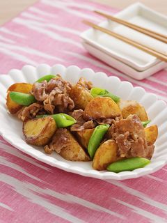 新じゃがと豚肉の甘辛炒め-レシピのメイン写真