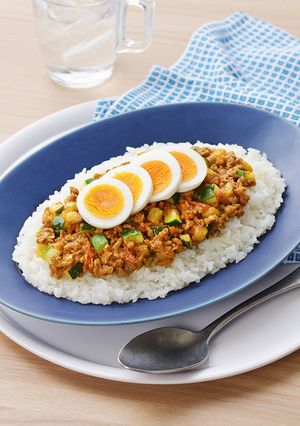 ズッキーニとトマトのドライカレー-レシピのメイン写真