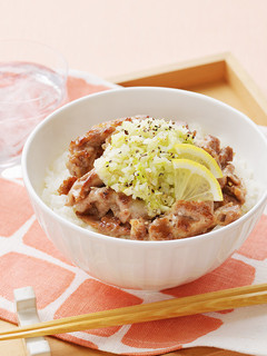 ねぎ塩レモン豚丼-レシピのメイン写真