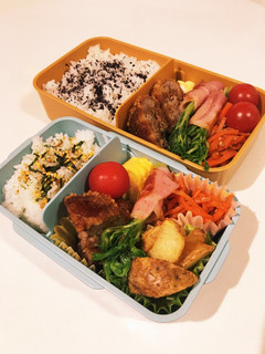 高1娘、夫 弁当 23/2/2-レシピのメイン写真