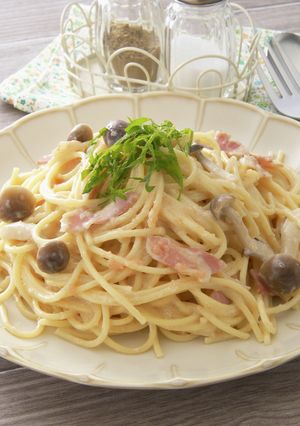 レンジで簡単！明太子のクリームパスタ-レシピのメイン写真