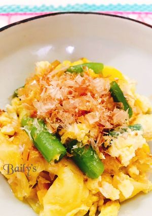 【副菜】オレンジ白菜の卵とじ-レシピのメイン写真