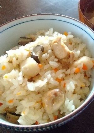 里芋と鶏肉の炊き込みご飯-レシピのメイン写真