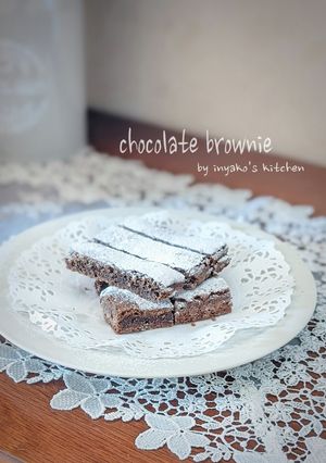 簡単なチョコブラウニー✿便秘解消ver.-レシピのメイン写真