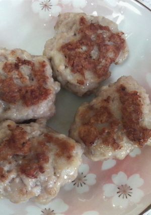 いかと豚肉のハンバーグ-レシピのメイン写真