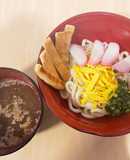 本日のまかない！簡単！うどんで魚介つけ麺
