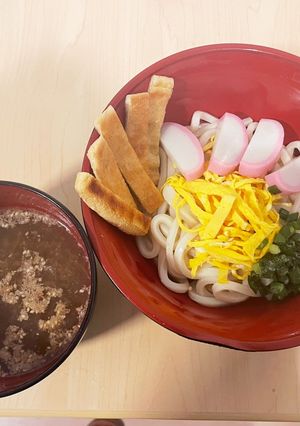 本日のまかない！簡単！うどんで魚介つけ麺-レシピのメイン写真
