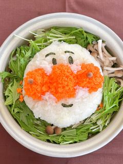 大根おろしアートでアンパンマンのみぞれ鍋-レシピのメイン写真