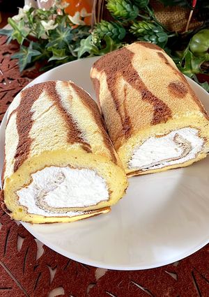 鬼のパンツはいいパンツ♪ロールケーキ-レシピのメイン写真