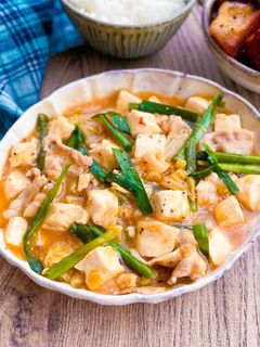 キムチ鍋風麻婆豆腐♫-レシピのメイン写真