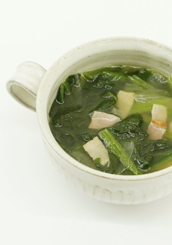ほうれん草の中華スープ-レシピのメイン写真