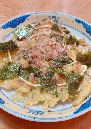 ☆粉なしお好み焼き☆-レシピのメイン写真