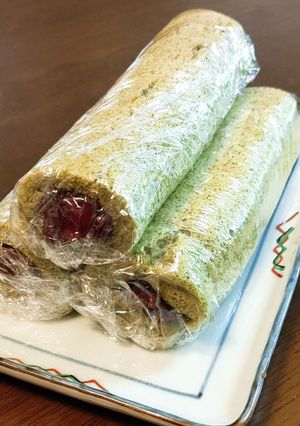 丸かぶり！抹茶のあんこロール-レシピのメイン写真