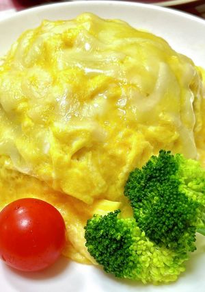 【簡単!】ミートソースでオムライス-レシピのメイン写真