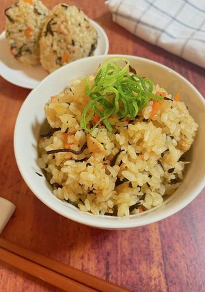 鉄分たっぷり！ひじきとツナの炊き込みご飯-レシピのメイン写真