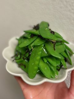 絹さやの塩昆布ナムル-レシピのメイン写真