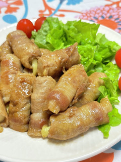 竹輪チーズ巻いただけの豚ロース肉の角煮風-レシピのメイン写真