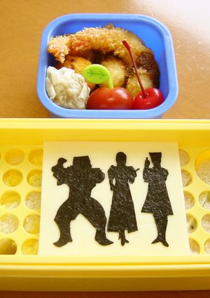 ネオテーラ☆シルエットお弁当（キャラ弁）-レシピのメイン写真