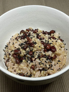 玄米・白米・餅米のお赤飯-レシピのメイン写真