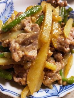 レンジで時短!豚肉で青椒肉絲-レシピのメイン写真