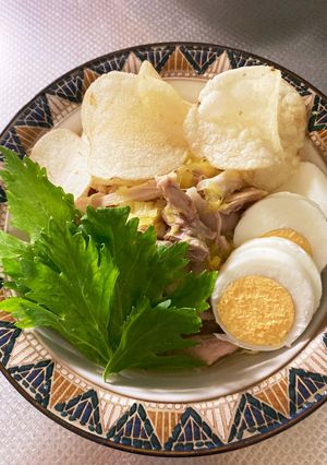 春雨と鶏肉のポテチ付きスープ-レシピのメイン写真