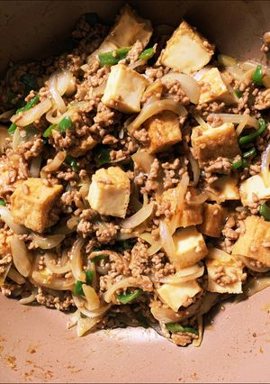 厚揚げと挽肉うまうま丼-レシピのメイン写真