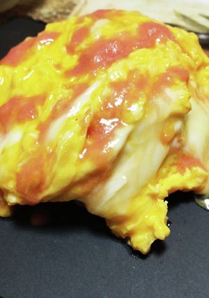 パスタソースで味変オムライス!-レシピのメイン写真