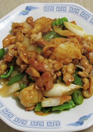 鶏と餅の中華風炒め-レシピのメイン写真