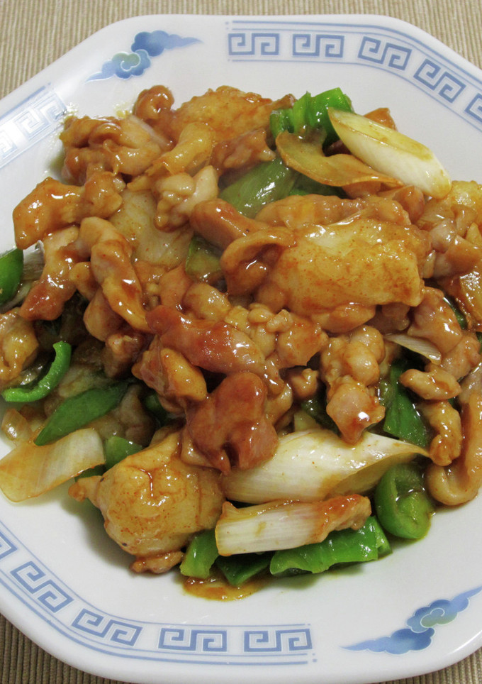 鶏と餅の中華風炒め-レシピのメイン写真