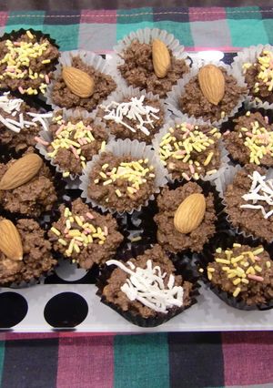 簡単ココナッツチョコクランチバレンタイン-レシピのメイン写真