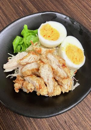 カリカリチキンのサラダ-レシピのメイン写真