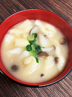 味噌汁②しめじと油揚げ-レシピのメイン写真