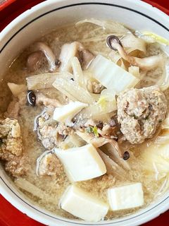 イワシ丸干しdeつみれ汁-レシピのメイン写真