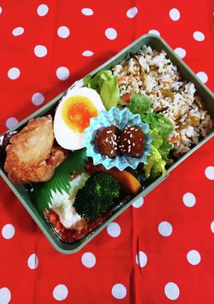 息子弁当2/3-レシピのメイン写真