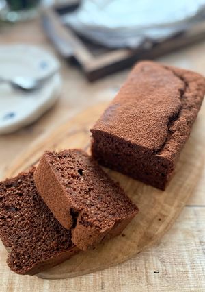 【大人のオートミールチョコケーキ】-レシピのメイン写真