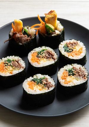 ホワイトソルガムご飯のキンパ-レシピのメイン写真