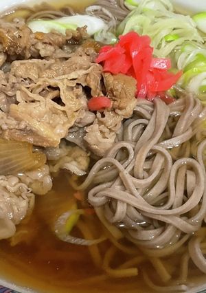 吉野家蕎麦-レシピのメイン写真