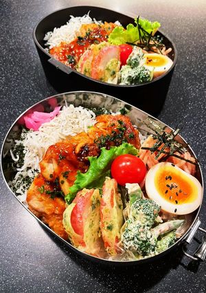 高校生弁当2023 2月3照り焼きチキン-レシピのメイン写真