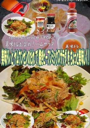美味ドレとヤムウンセン焼きビーフンサラダ-レシピのメイン写真