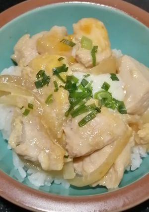 レンジで、親子丼の具-レシピのメイン写真